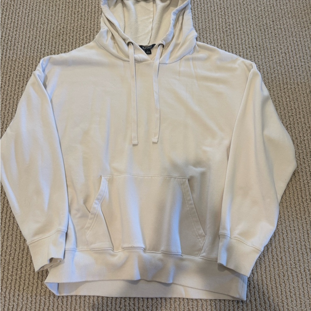 Buffalo by David Bitton for Costco- Cream Hoodie with Kangaroo Front Pocket